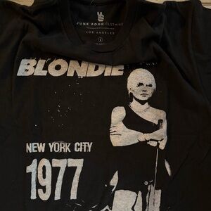 Junk Food Clothing Black Blondie Graphic Tee